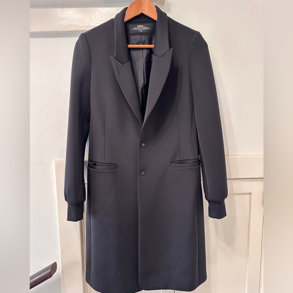 Initial Knee Length Blazer With Elastic Cuffs - image 1